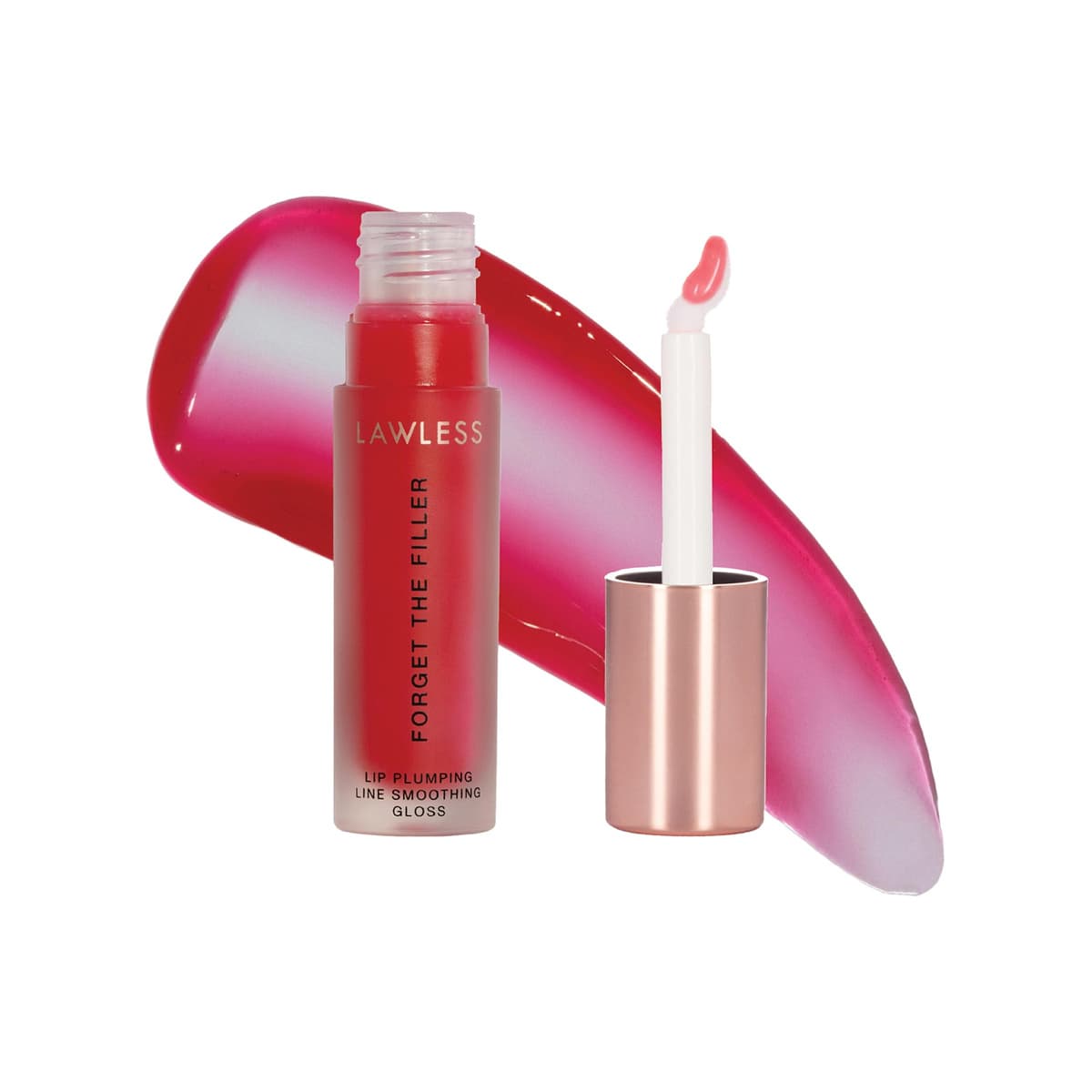 Forget The Filler Lip Plumper Line Smoothing Gloss, Cherry Vanilla