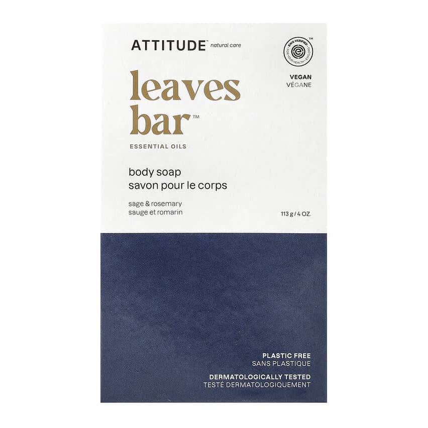 Leaves Bar™, Body Bar Soap, Sage & Rosemary