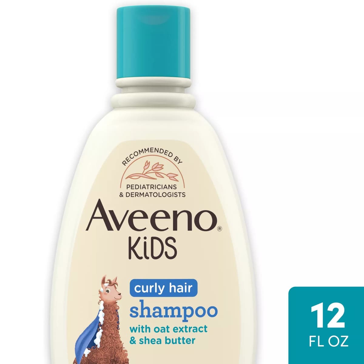 Kids' Curly Hair Hydrating Shampoo, Oat Extract & Shea Butter - Gentle Scent