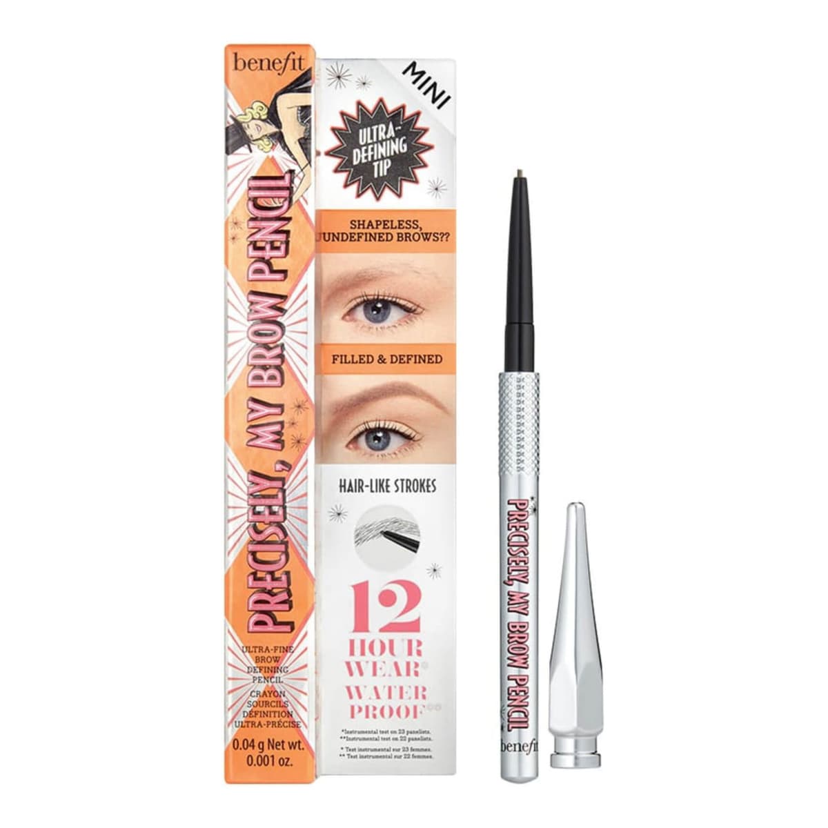 Precisely My Brow Pencil Ultra Fine Shape & Define Mini Shade 03 Warm Light Brown