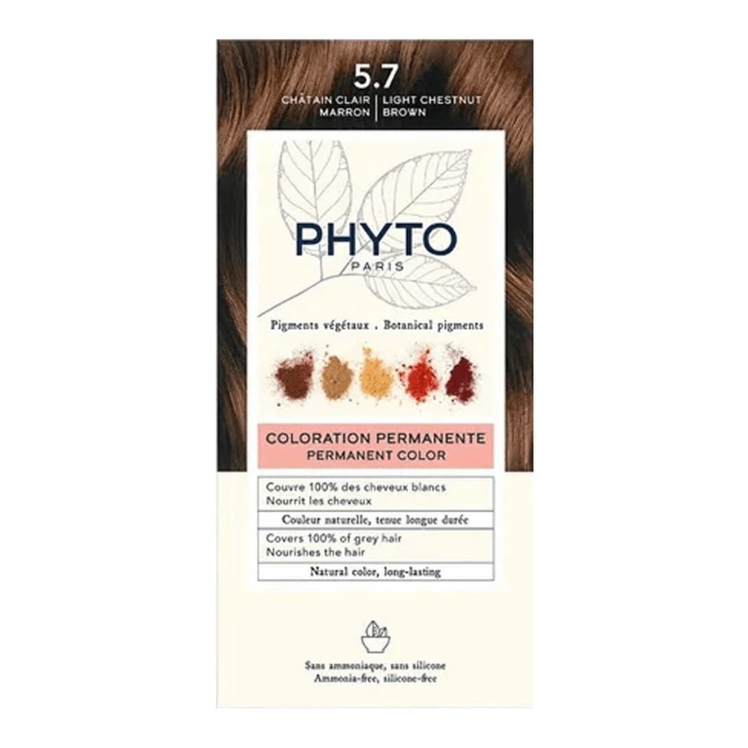 Permanent Color Shade 5.7 Light Chestnut Brown