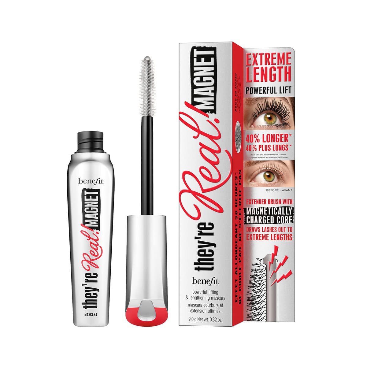 They’re Real Magnet Extreme Lengthening and Powerful Lifting Mascara - Supercharged Black