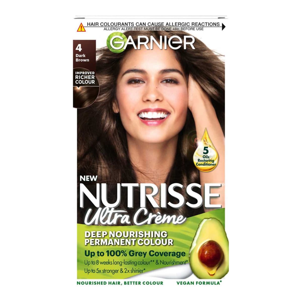 Nutrisse 4 Dark Brown Permanent Hair Dye