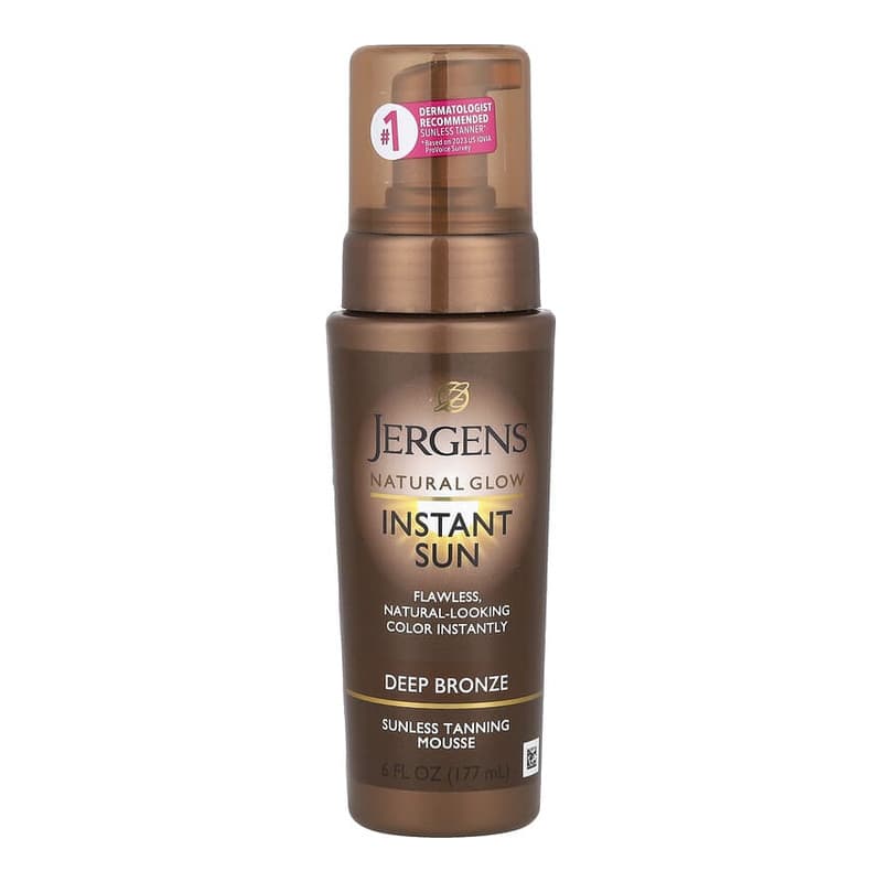 Natural Glow, Instant Sun, Sunless Tanning Mousse, Deep Bronze