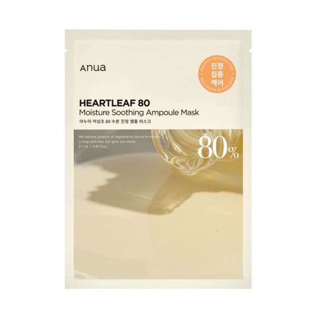 Heartleaf 80 Moisture Soothing Ampoule Mask