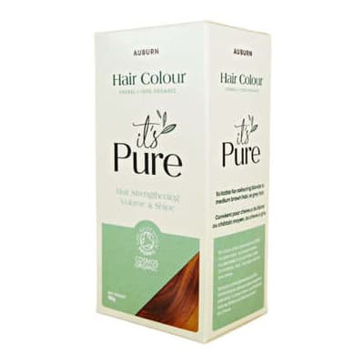 Auburn 100% Organic Natural Hair Dye