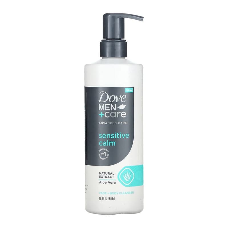 Men+Care, Face + Body Cleanser, Sensitive Calm