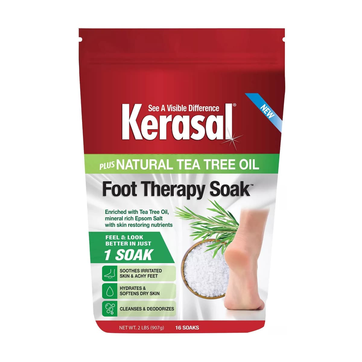 Foot Therapy Soak Plus Natural Tea Tree Oil