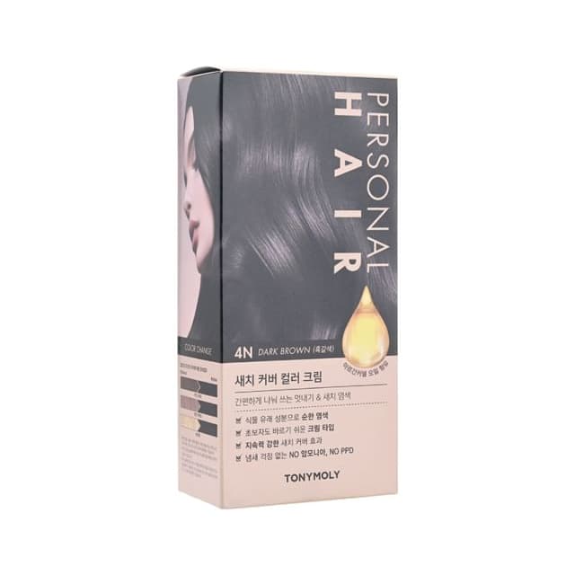 Personal Hair Color Cream, #4N Dark Brown