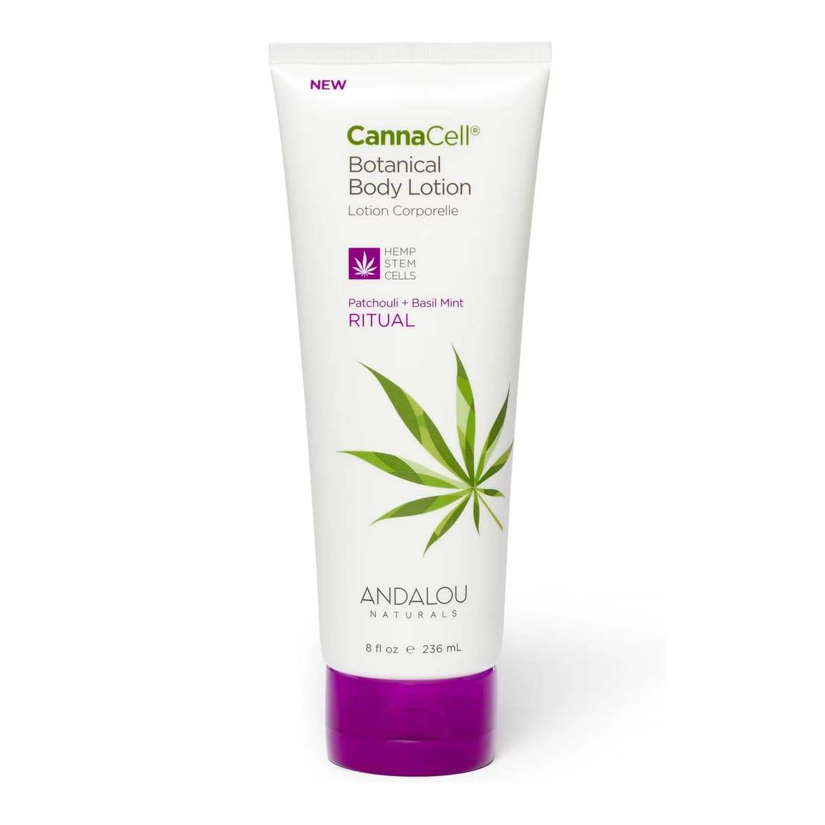 CananCell Patchouli and Basil Mint Botanical Body Lotion - 8 fz