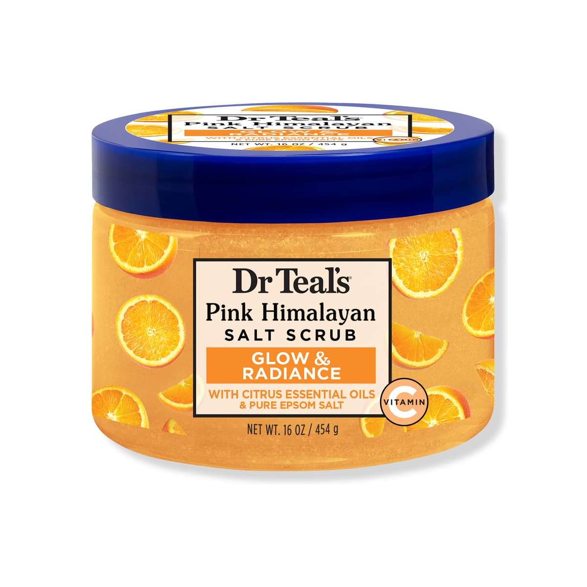 Glow & Radiance Salt Scrub with Pure Epsom Salt & Citrus