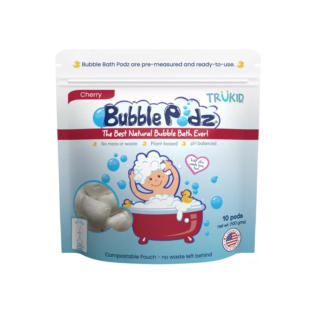 Bubble Podz Bubble Bath Cherry (10 Count)