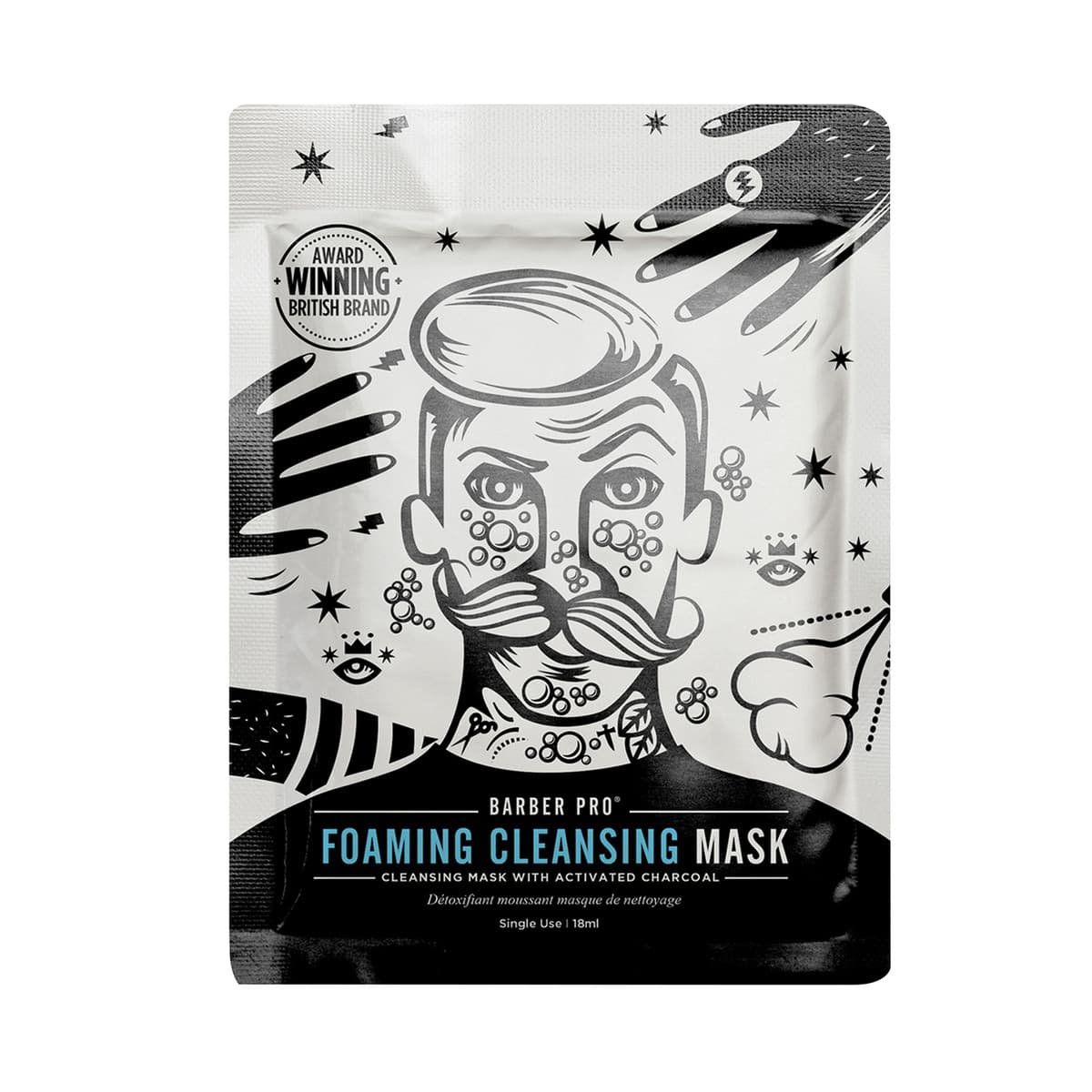 Foaming Cleansing Mask with Activated Charcoal