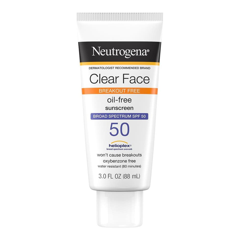 Clear Face Liquid Lotion Sunscreen With SPF 50