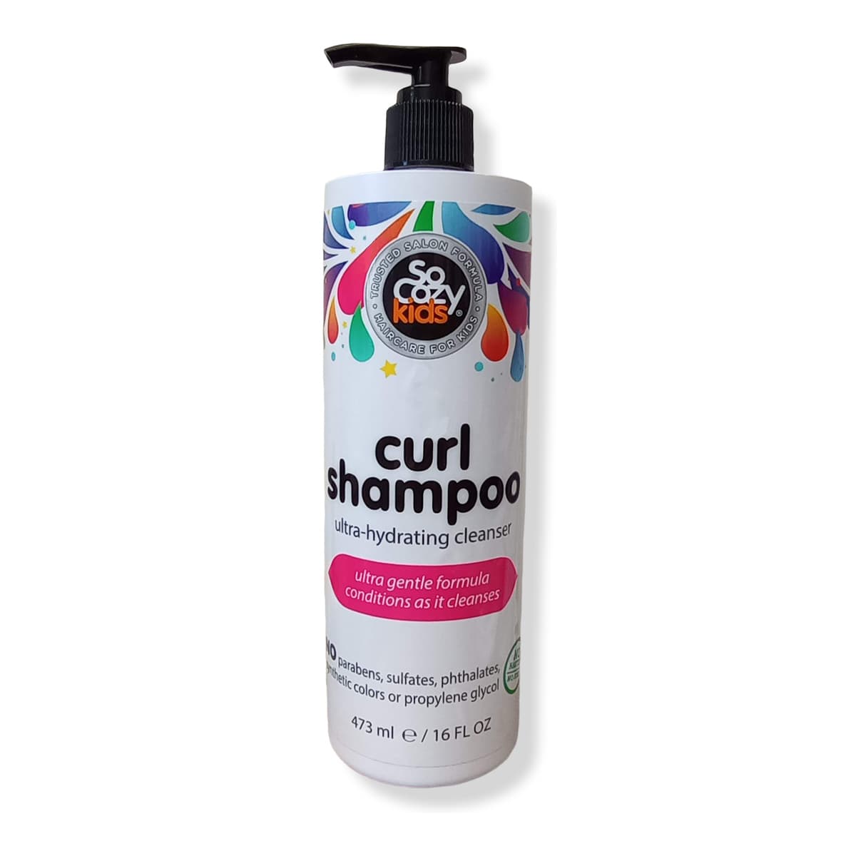 Curl Shampoo Ultra -Hydrating Cleanser for Kids