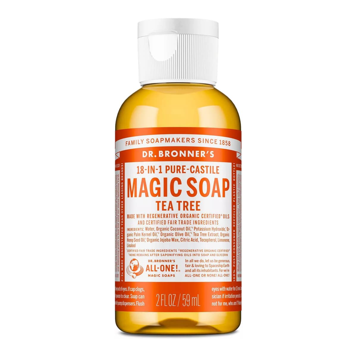 Magic Pure Castile Liquid Soap Bodywash - Tea Tree