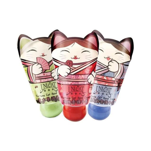 Fortune Cat Hand Cream, Rose