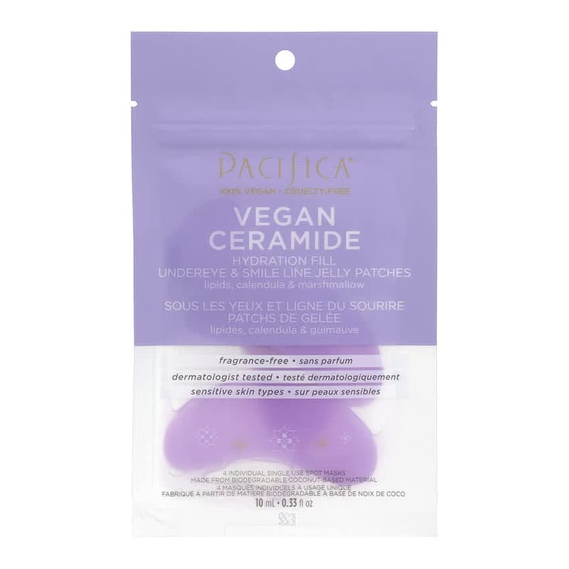 Vegan Ceramide, Hydration Fill Undereye & Smile Line Jelly Patches