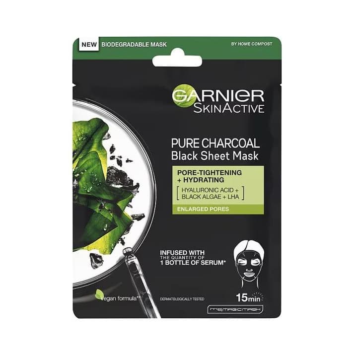 SkinActive Charcoal and Algae Hydrating Sheet Mask