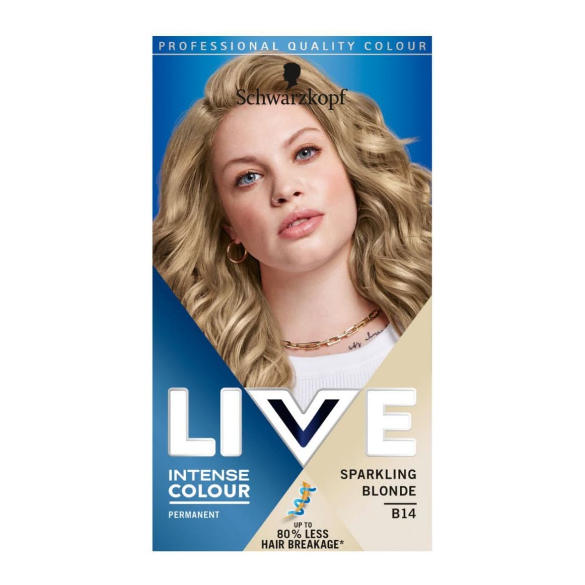 LIVE B14 Sparkling Blonde Permanent Blonde Hair Dye