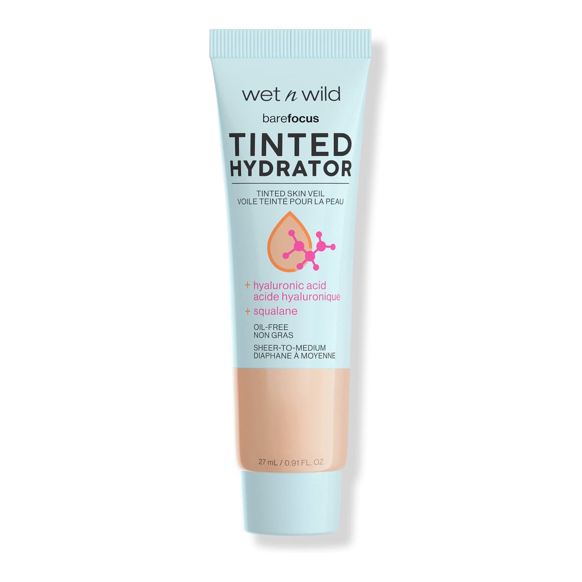 Bare Focus Tinted Hydrator Tinted Skin Veil, Light