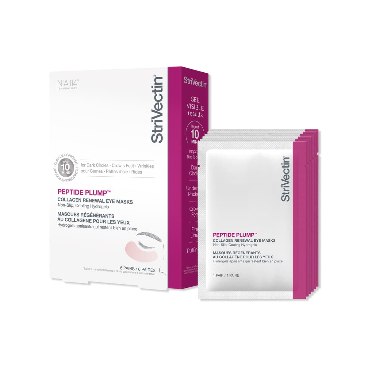 Peptide Plump Collagen Renewal Eye Masks