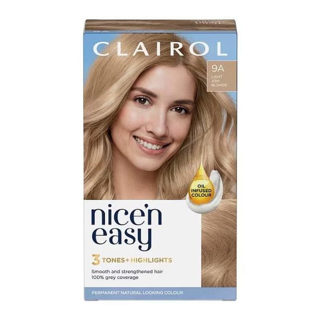 Clairol Nice'n Easy Hair Dye 9A Light Ash Blonde