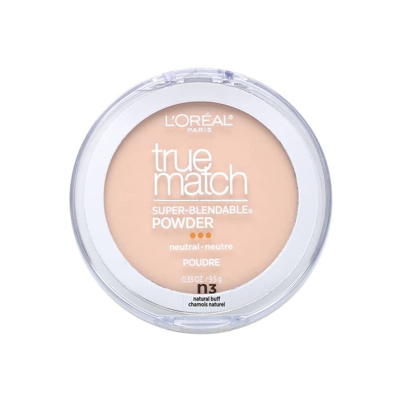 True Match, Super-Blendable Powder, N3 Natural Buff