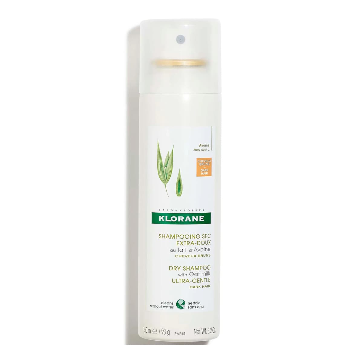 Dry Shampoo with Oat Milk with Natural Tint - For Dark Hair