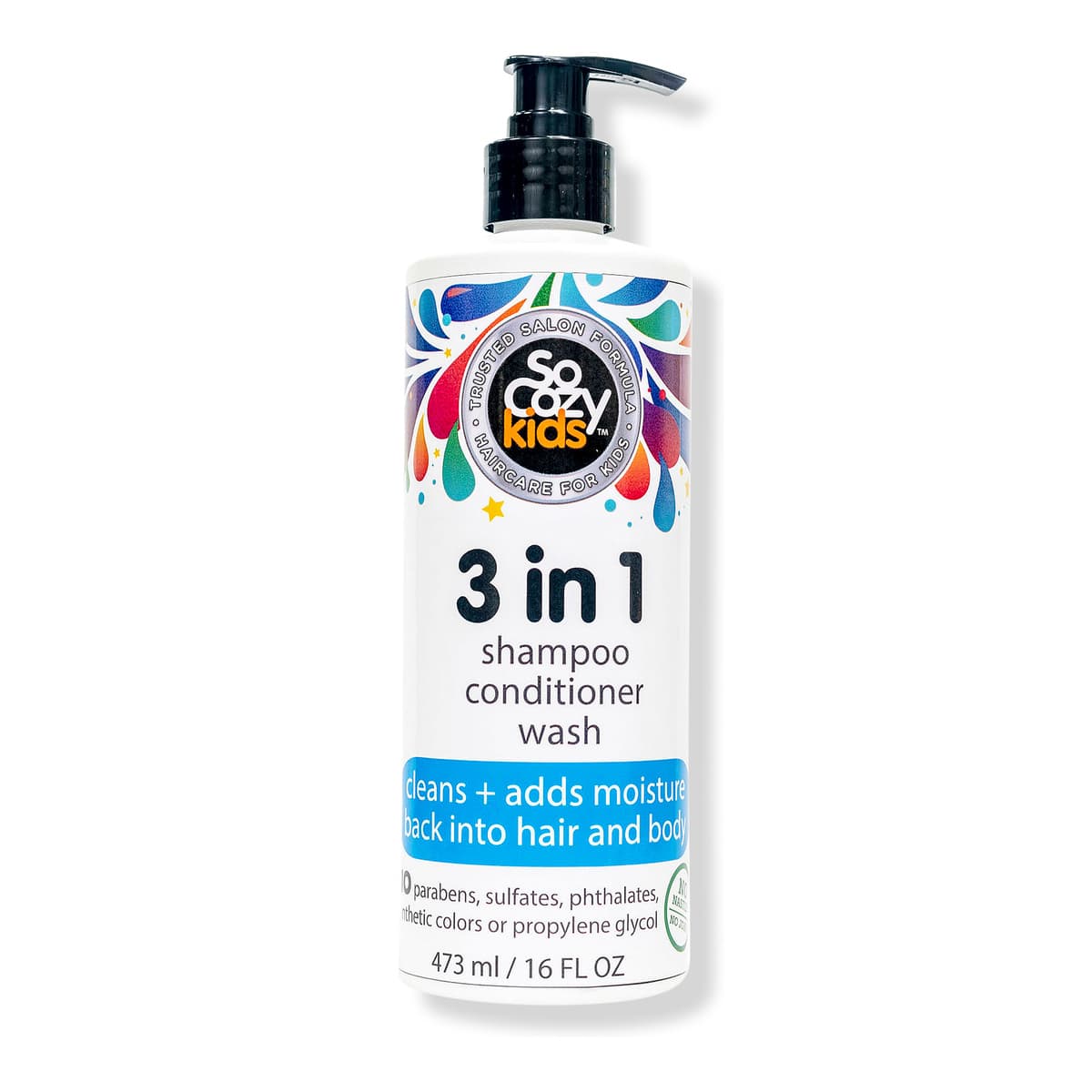 3-in-1 Shampoo Conditioner Body Wash for Kids