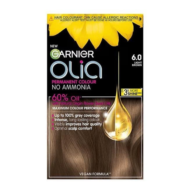 6.0 Light Brown Permanent Hair Dye