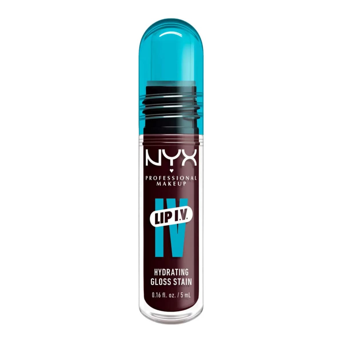 NYX Professional Makeup Lip IV Hydrating Gloss Stain, Lip Gloss, Mauve n Moist