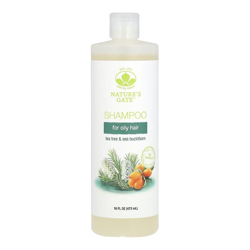 (Nature's Gate), Tea Tree & Sea Buckthorn Shampoo for Oily Hair