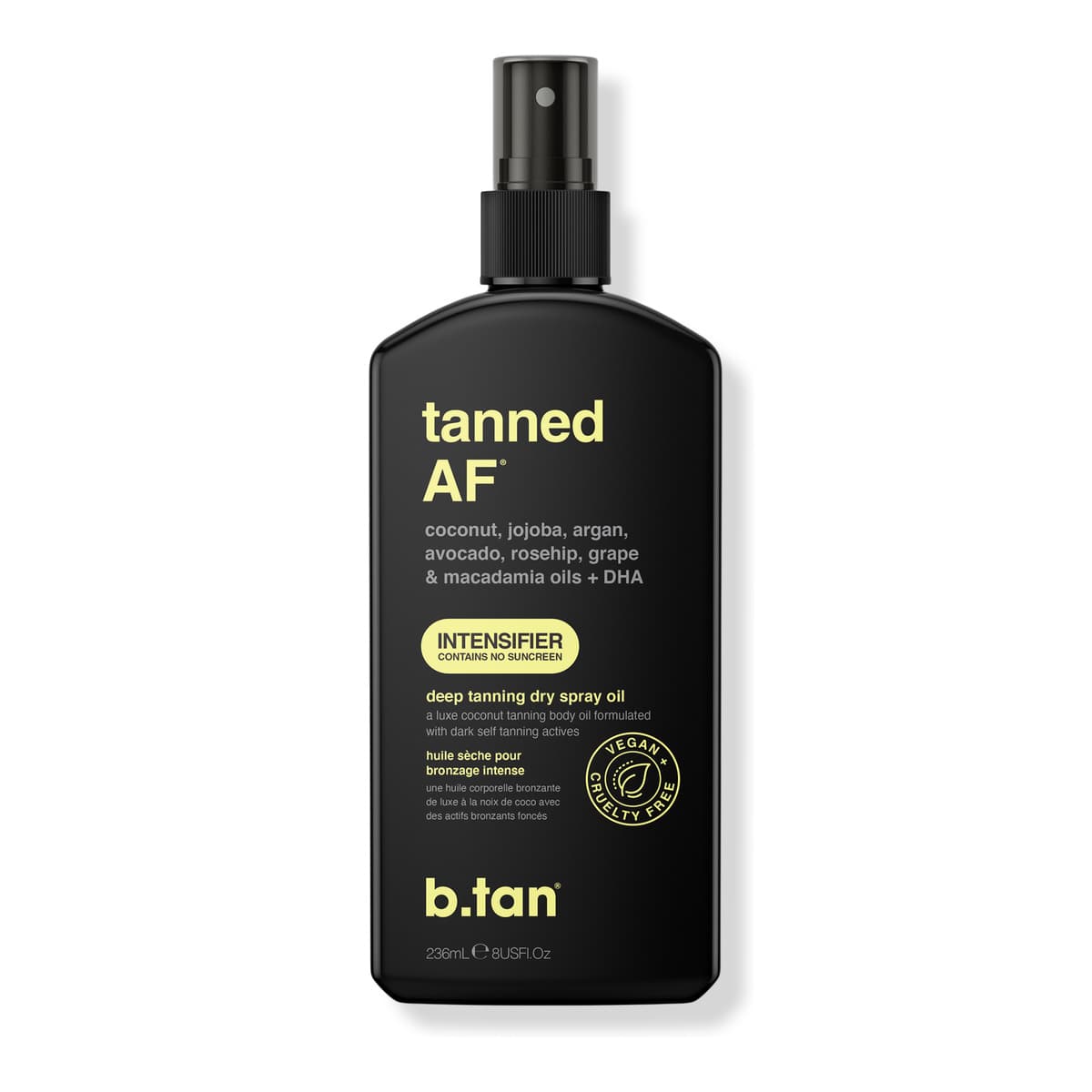 Tanned AF Intensifier Deep Tanning Dry Spray Oil