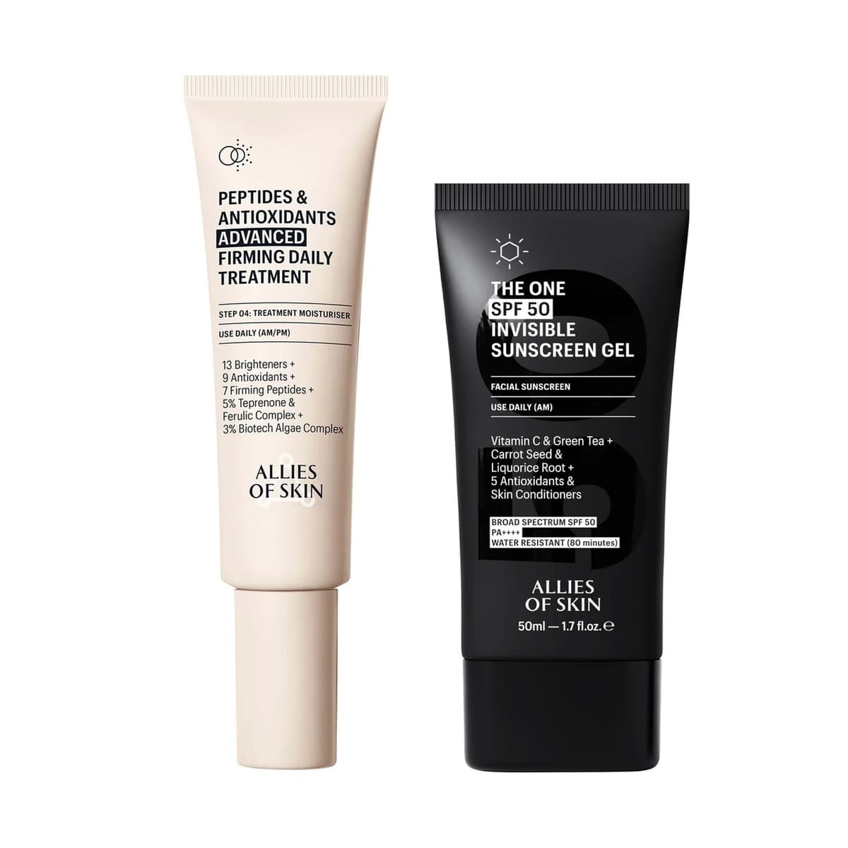 Clinical Firming Peptide Moisturizer & Invisible SPF Duo