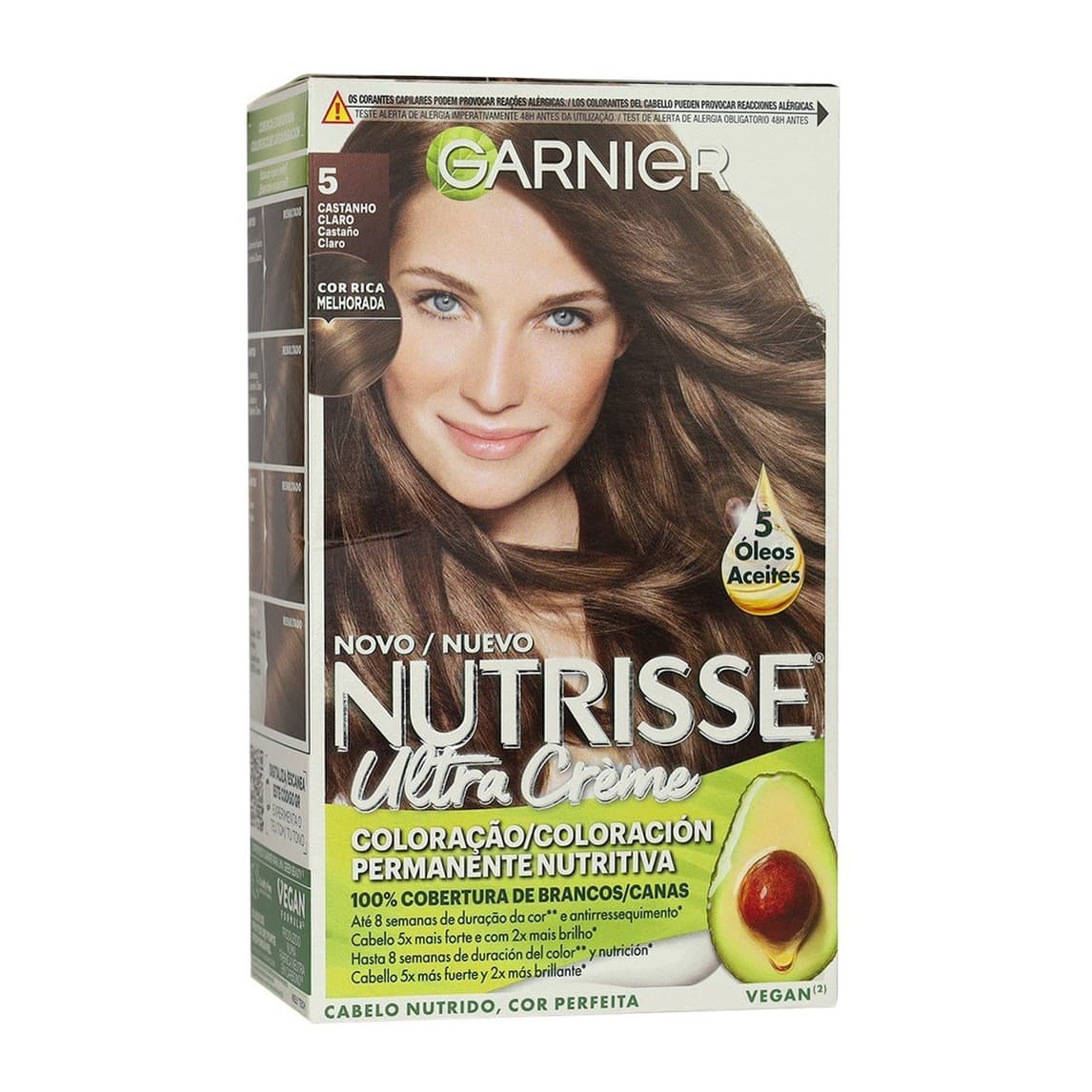 Nutrisse Ultra Crème Permanent Hair Dye 5 Light Brown