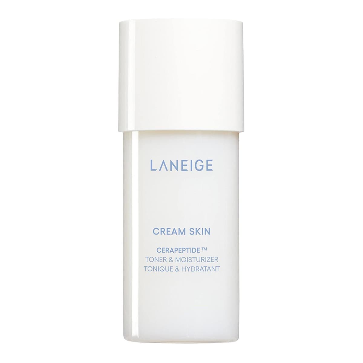 Mini Cream Skin Refillable Toner & Moisturizer with Ceramides and Peptides