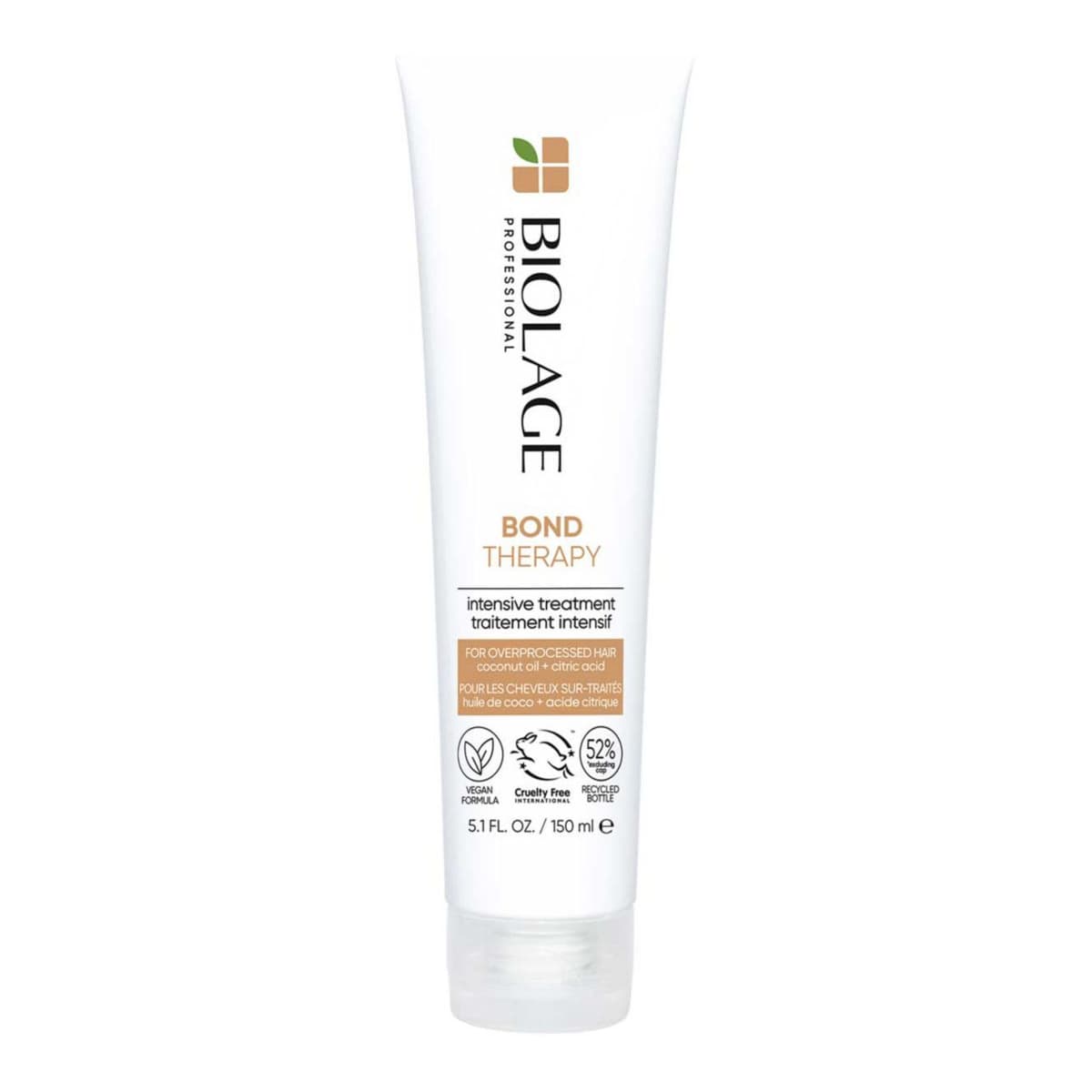 Professional Bond Therapy Vegan Pre-Shampoo Intensive Treatment With Citric Acid & Coconut Oil For Damaged Hair