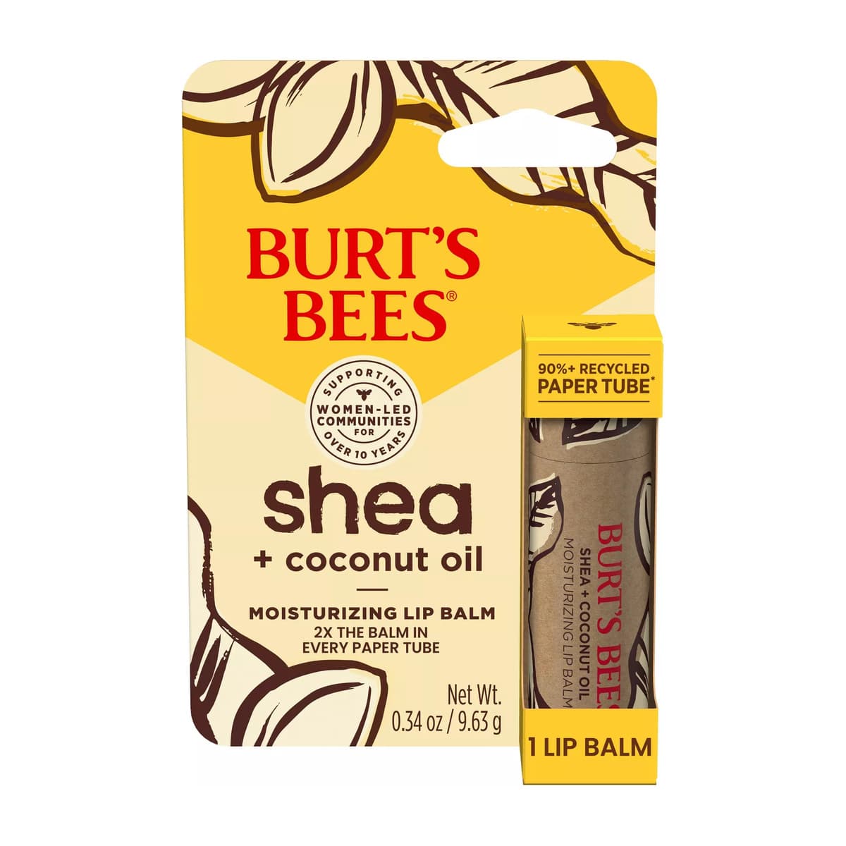 Shea + Coconut Oil Paper Tube Lip Balm