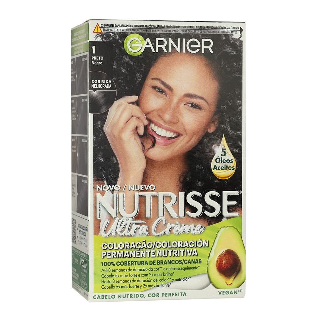 Nutrisse Ultra Crème Permanent Hair Dye 1 Black