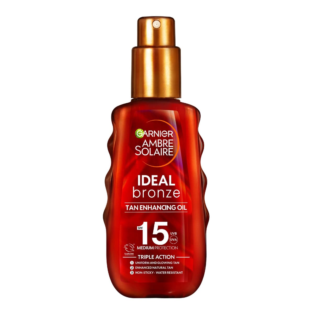 Ambre Solaire Ideal Bronze Protective Oil SPF15 Sun Cream Spray