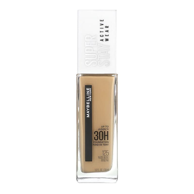 Super Stay, Active Wear Foundation, #125 Nude Beige