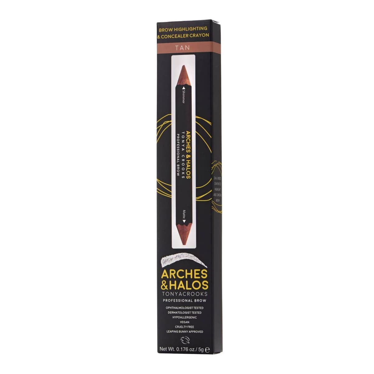 Dual Ended Highlighter & Face Crayon Tan