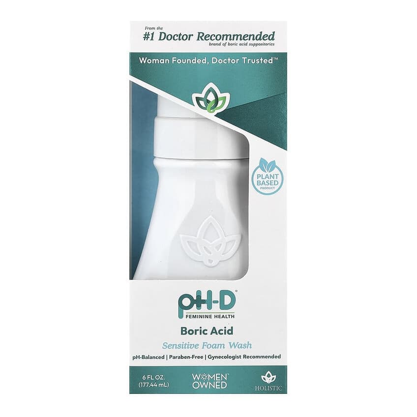 Boric Acid, Sensitive Foam Wash