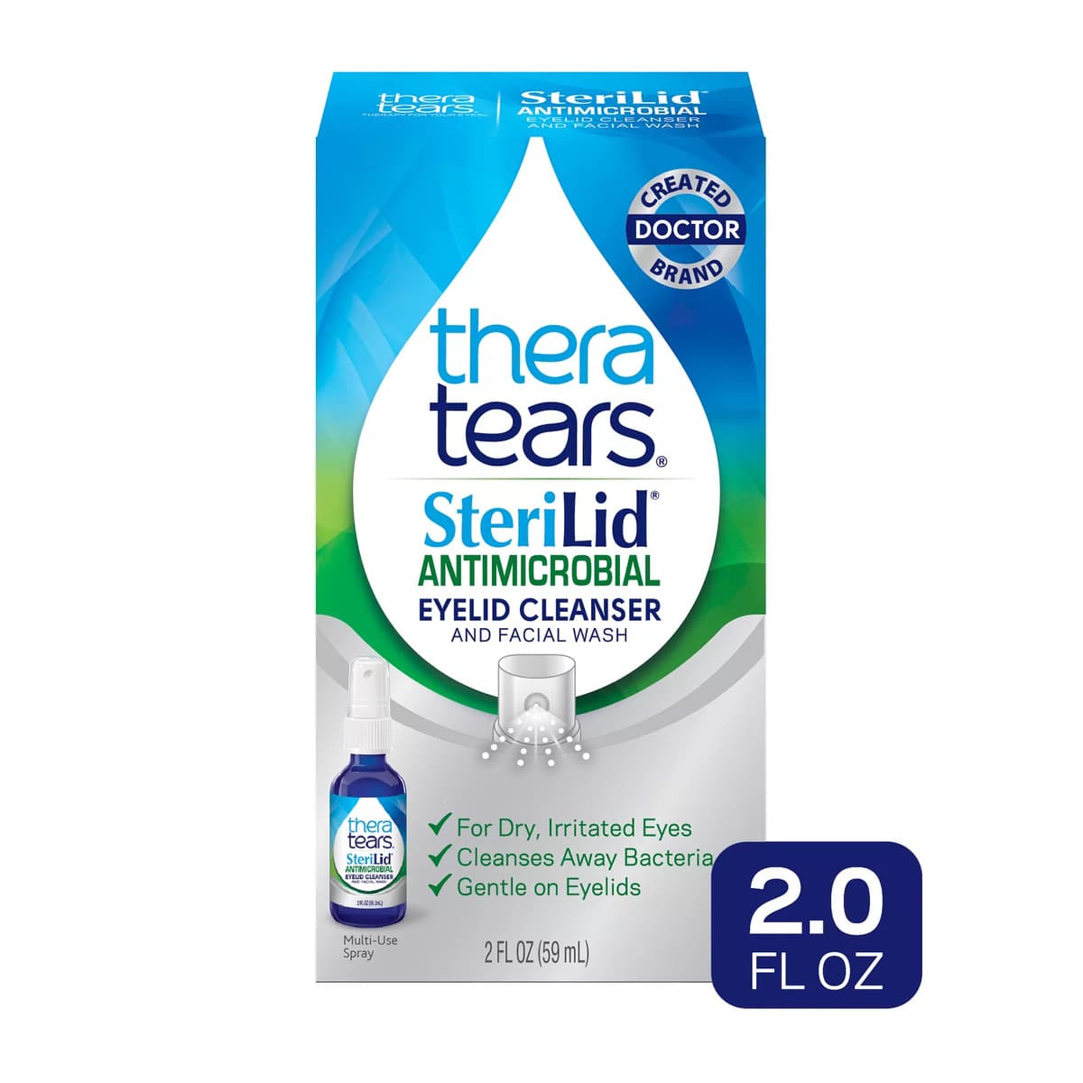 Sterilid Antimicrobial Eyelid Cleanser and Facial Wash