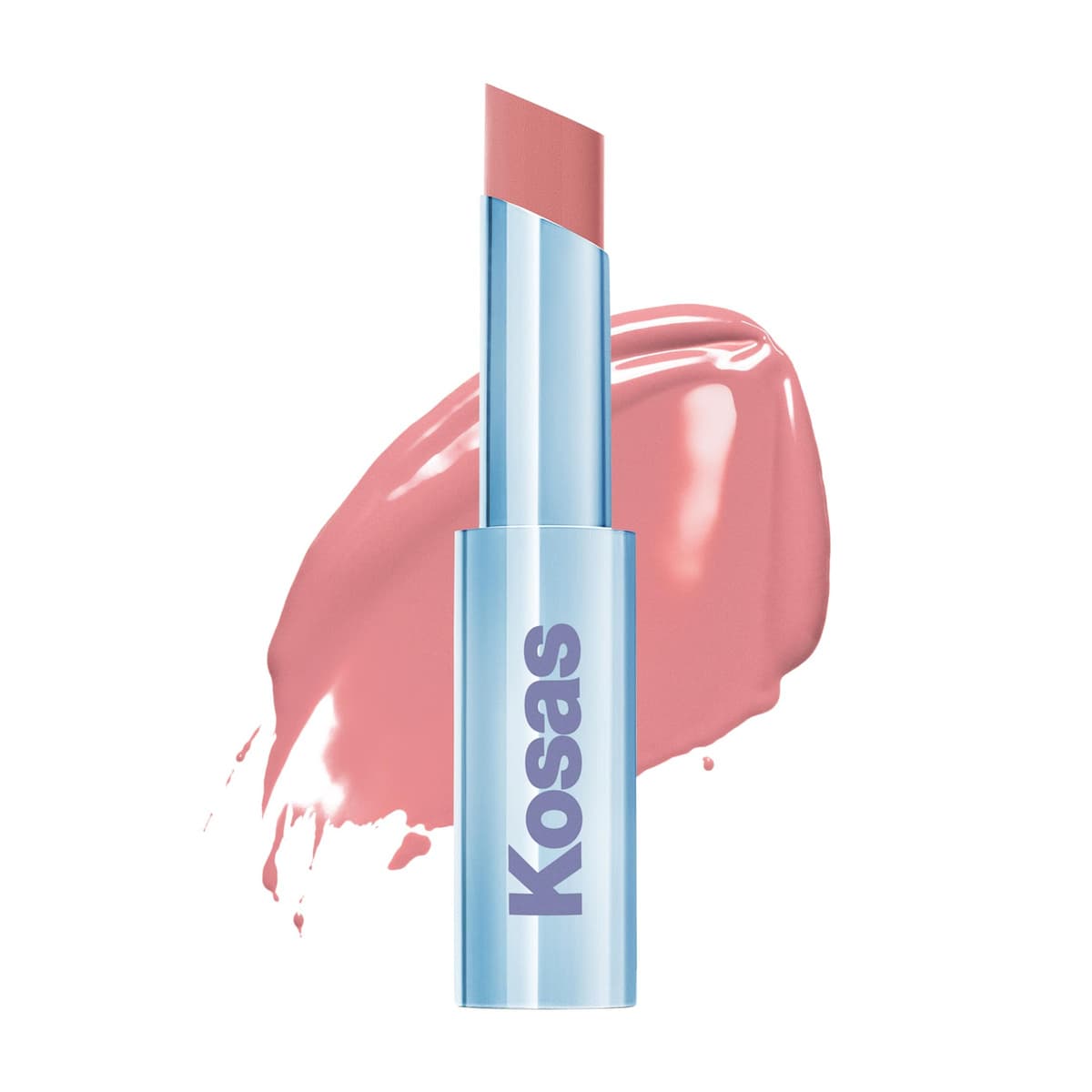 Wet Stick Moisturizing Shiny Sheer Lipstick with Ceramides, Malibu
