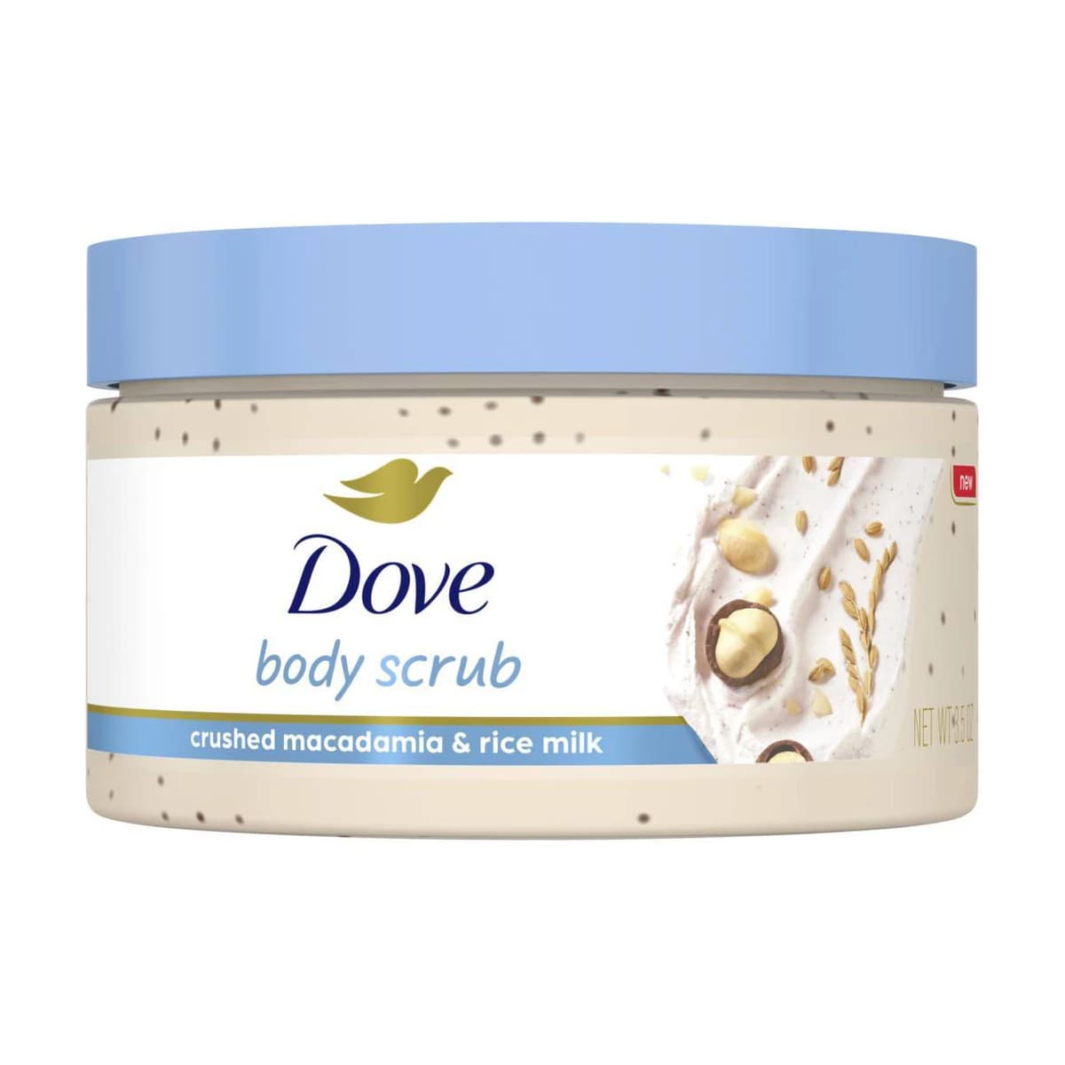 Mini Body Scrub - Crushed Macadamia & Rice Milk - Trial Size