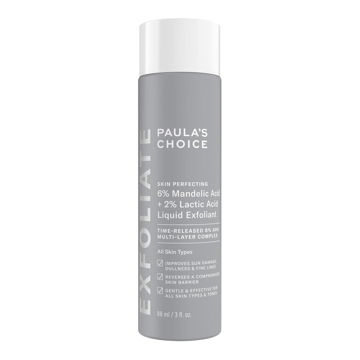 Skin Perfecting 6% Mandelic Acid + 2% Lactic Acid Liquid Exfoliant
