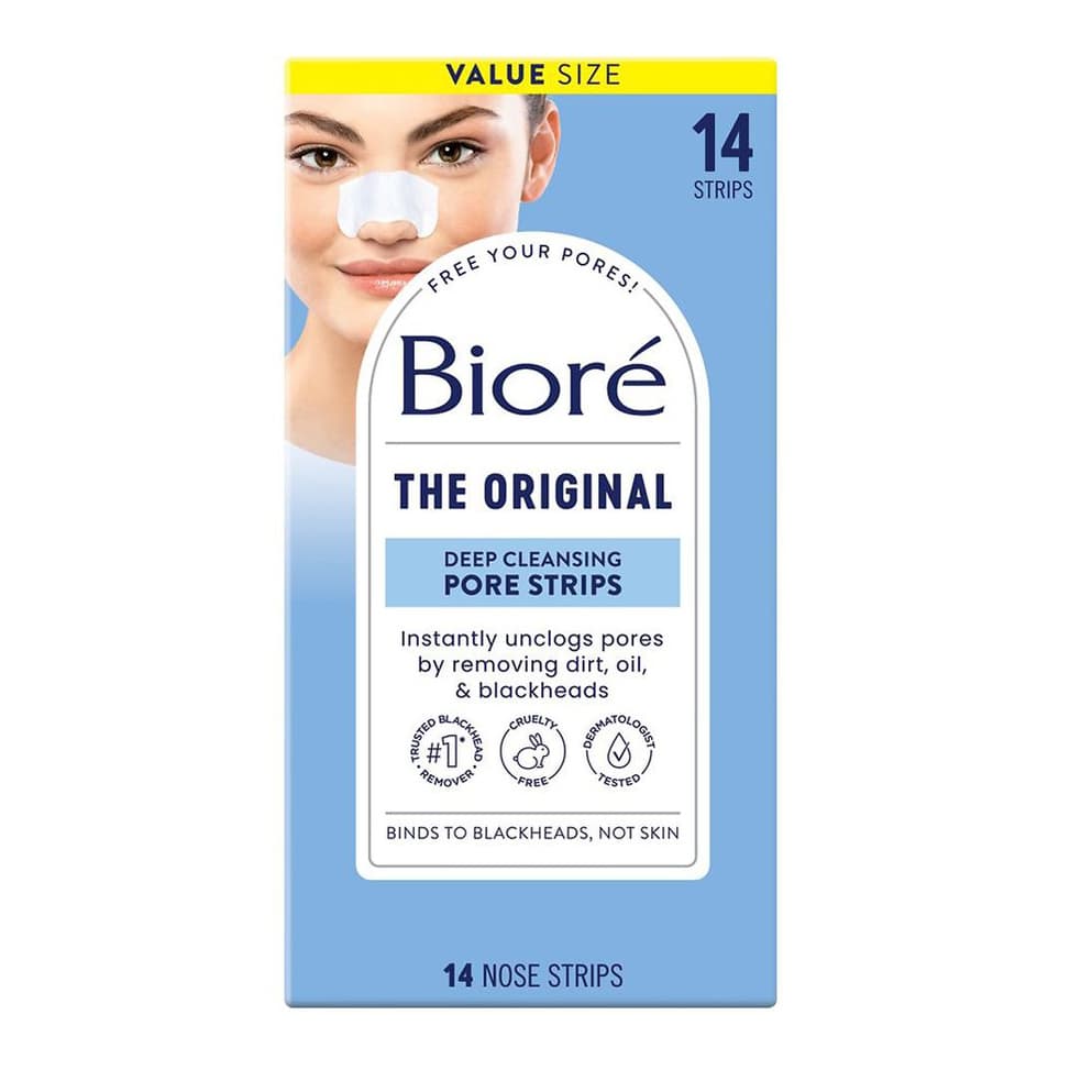 The Original Deep Cleansing Pore Strips Nose Strips For Blackhead Removal Citrus, Original