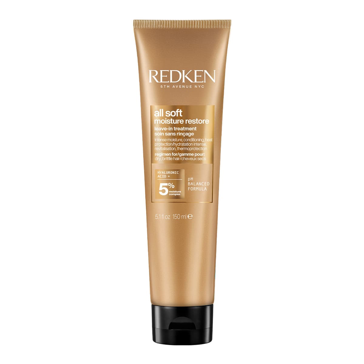 All Soft Moisture Restore Leave-In Treatment for Dry Hair with Argan Oil and Hyaluronic Acid